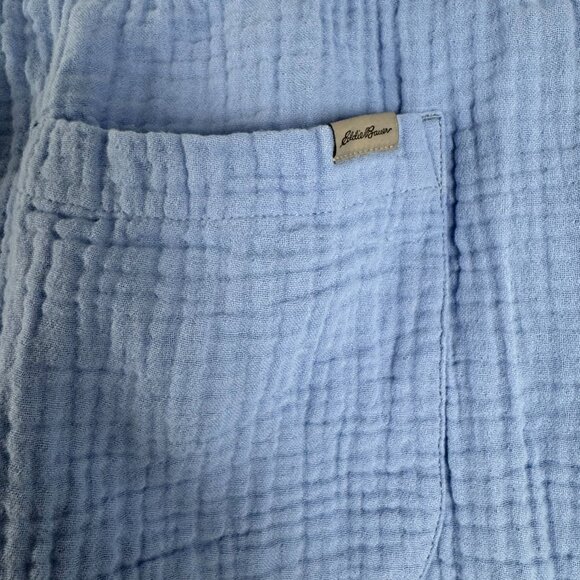 Eddie Bauer Carry On‎ Shorts Womens 2XL Blue Gauze Cotton NWT SS-2014 - Picture 5 of 12